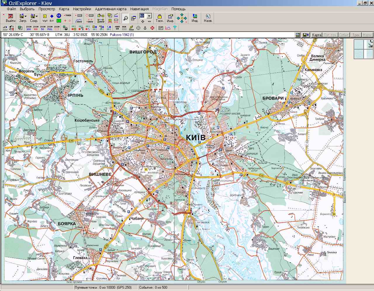 gps map Kiev