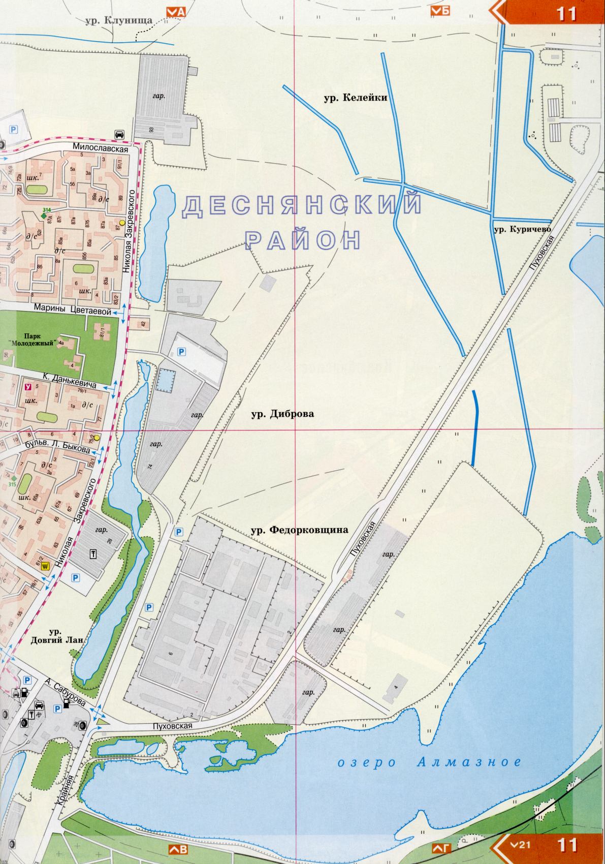 Kiew Karte Details 1cm = 150m für 45 Blatt. Karte von Kiew aus dem Atlas von Autobahnen. Laden Sie eine detaillierte Karte, I0