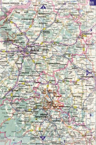 Подробная карта Украины - Страница 11
