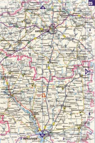 Подробная карта Украины - Страница 25