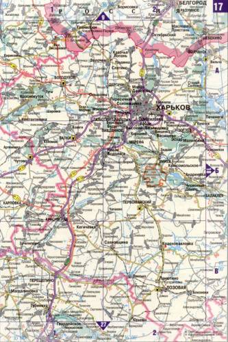 Подробная карта Украины - Страница 17