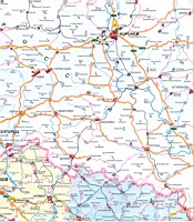 Ukraine Carte, Atlas routier de l'Ukraine