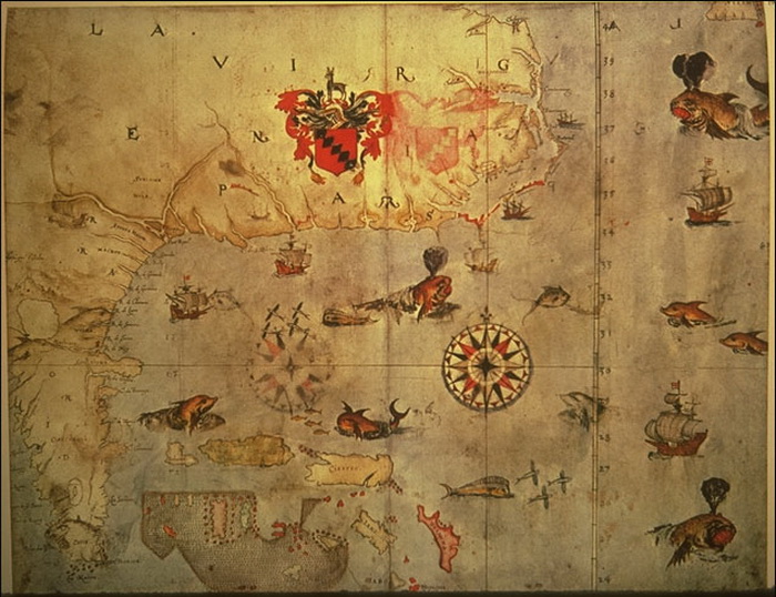 carte médiévale du monde